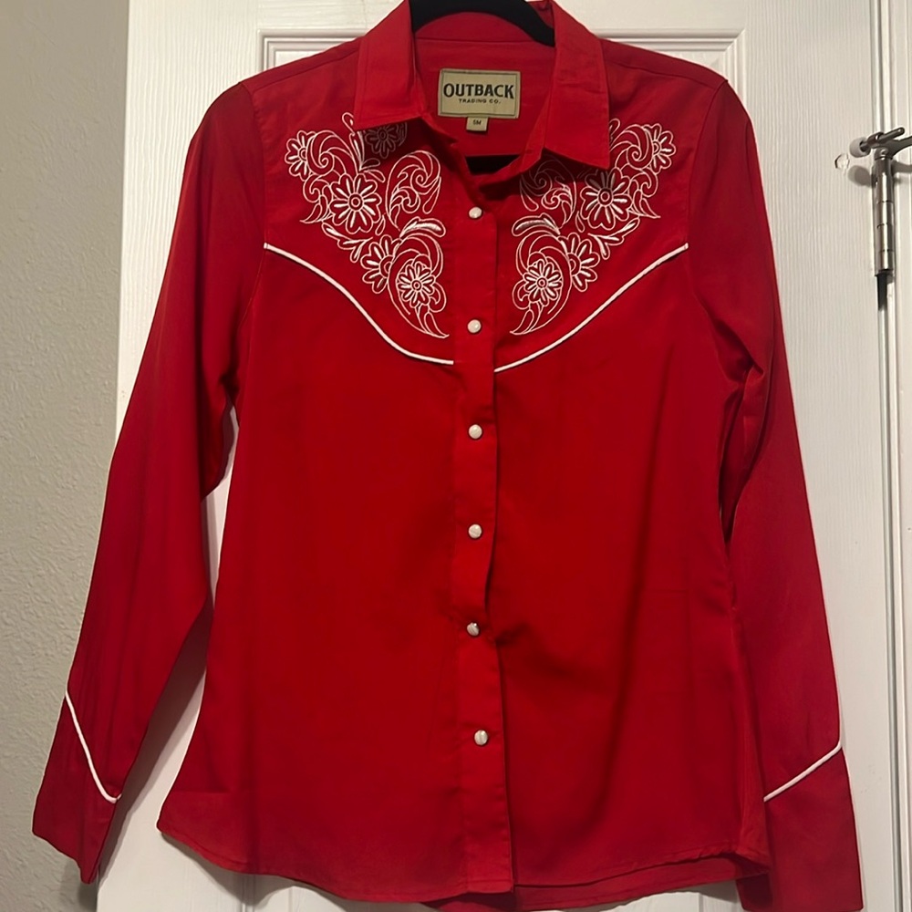Outback Western Top Sz Sm